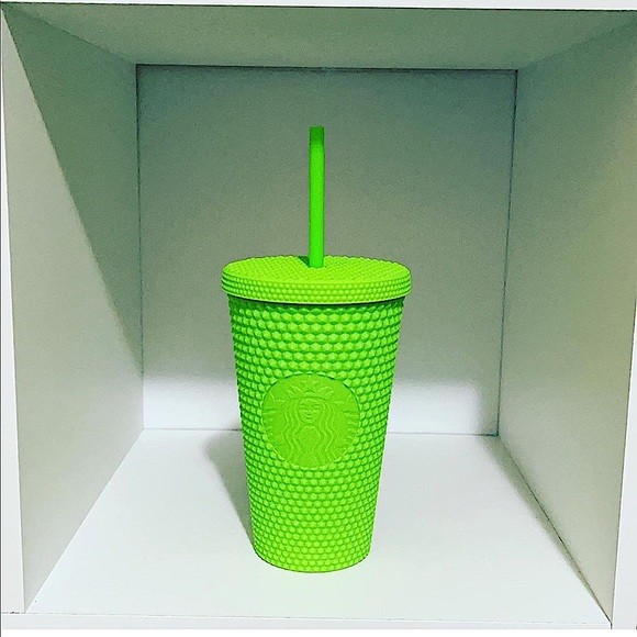 Starbucks Matte Lime Green Soft-Touch Cold Cup - Picture 1 of 1